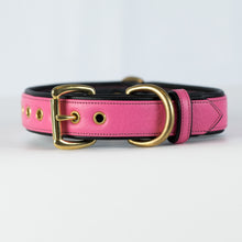 Load image into Gallery viewer, Mayfair Dog Collar pink and black