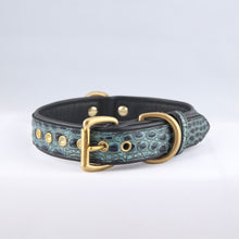 Load image into Gallery viewer, Genuine Leather Dog Collar: Saint -Yves Collar