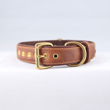 Load image into Gallery viewer, Genuine Leather Dog Collar: Barneys Collar